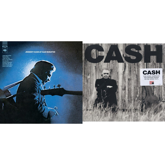 Johnny Cash - At San Quentin & American Ii: Unchained (180G) - LP Vinyl Bundle