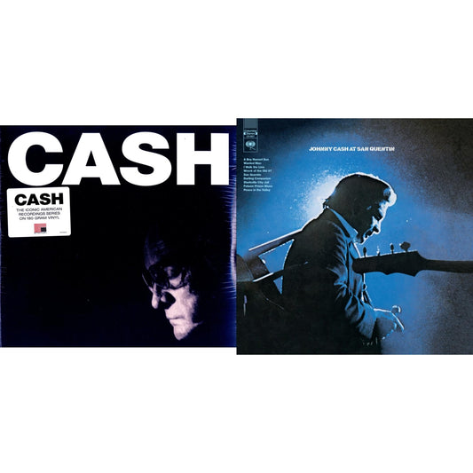 Johnny Cash - At San Quentin & American Iv: The Man Comes Around - LP Vinyl Bundle