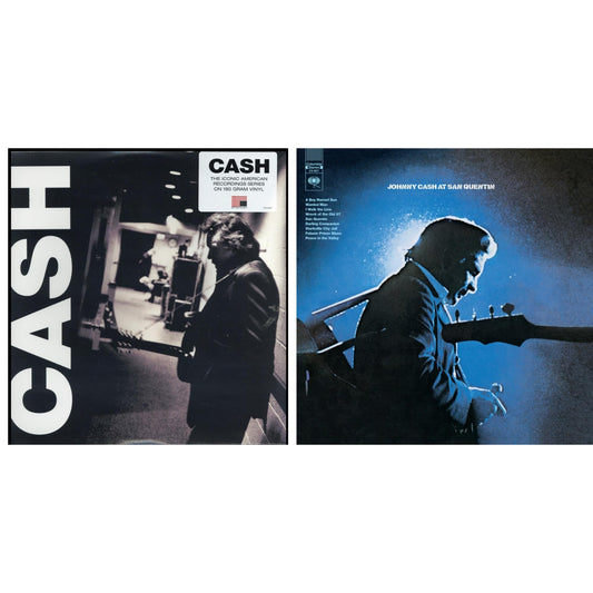 Johnny Cash - At San Quentin & American Iii: Soitary Man - LP Vinyl Bundle