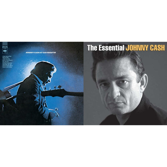 Johnny Cash - At San Quentin & Essential Johnny Cash - LP Vinyl Bundle