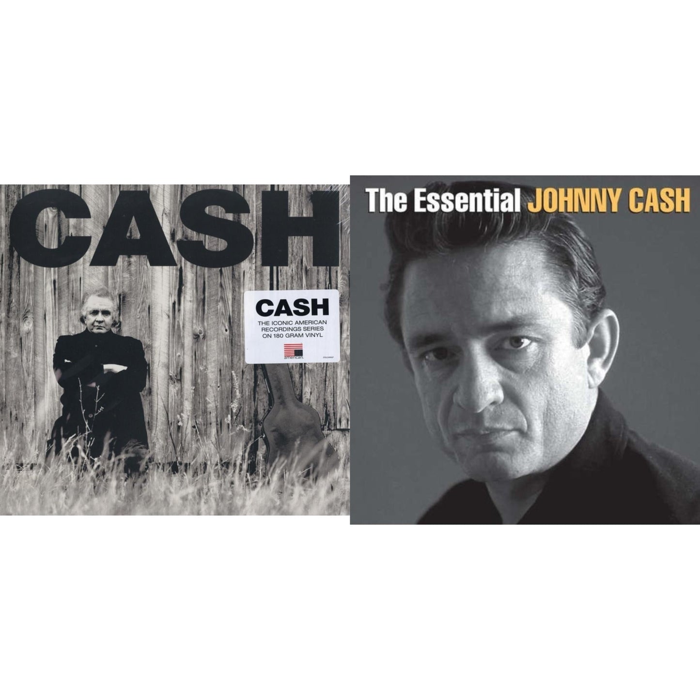 Johnny Cash - American Ii: Unchained (180G) & Essential Johnny Cash - LP Vinyl Bundle