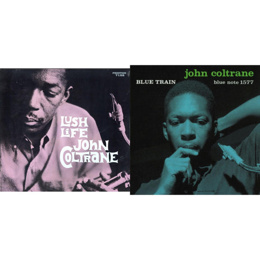 John Coltrane - Lush Life & Blue Train - LP Vinyl Bundle