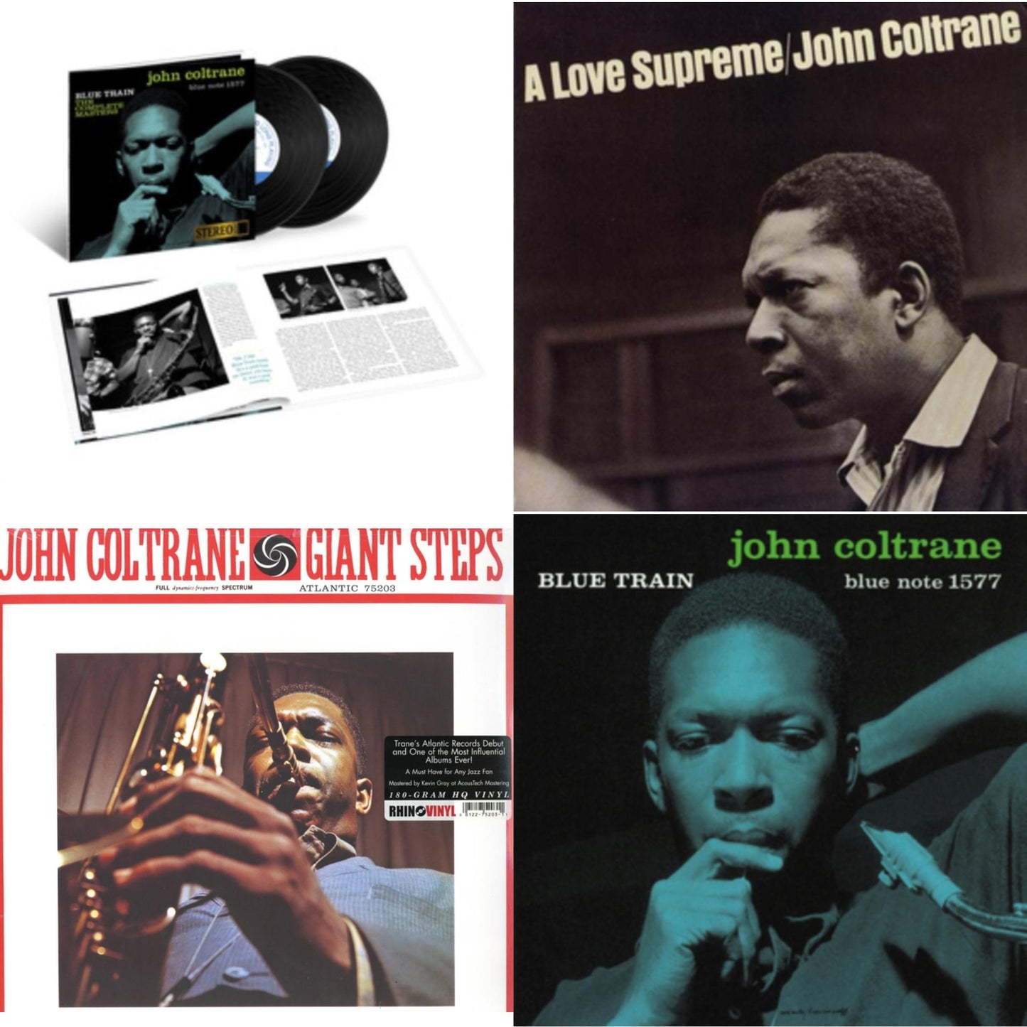 John Coltrane - Blue Train (Blue Note Tone Poet Series) (2LP) & Love Supreme & Giant Steps & Blue Train