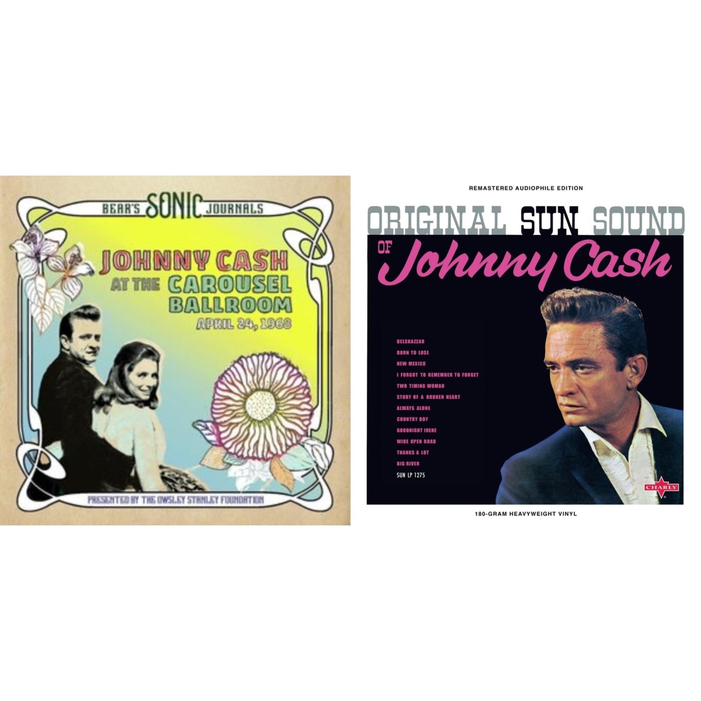 Johnny Cash - Bear's Sonic Journals: Johnny Cash, At The Carousel Ballroom, April 24, 1968 (2LP) & Original Sun Sound Of Johnny Cash