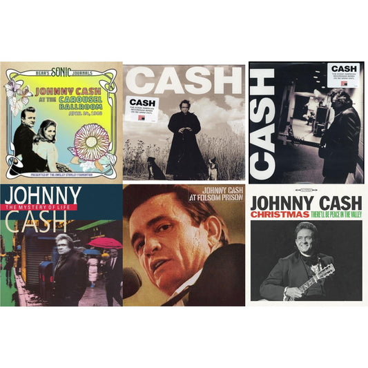 Johnny Cash - Bear's Sonic Journals: Johnny Cash, At The Carousel Ballroom, April 24, 1968 (2LP) & American Recordings & American Iii: Soitary Man & Mystery Of Life & At Folsom Prison & Christmas: There'll Be Peace In The Valley
