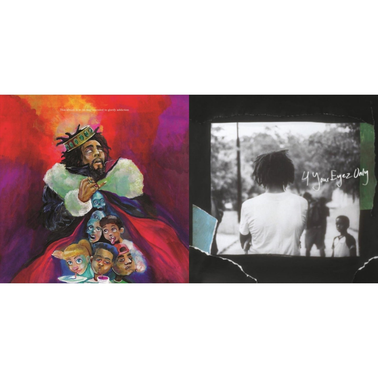 J. Cole - Kod & 4 Your Eyez Only - LP Vinyl Bundle