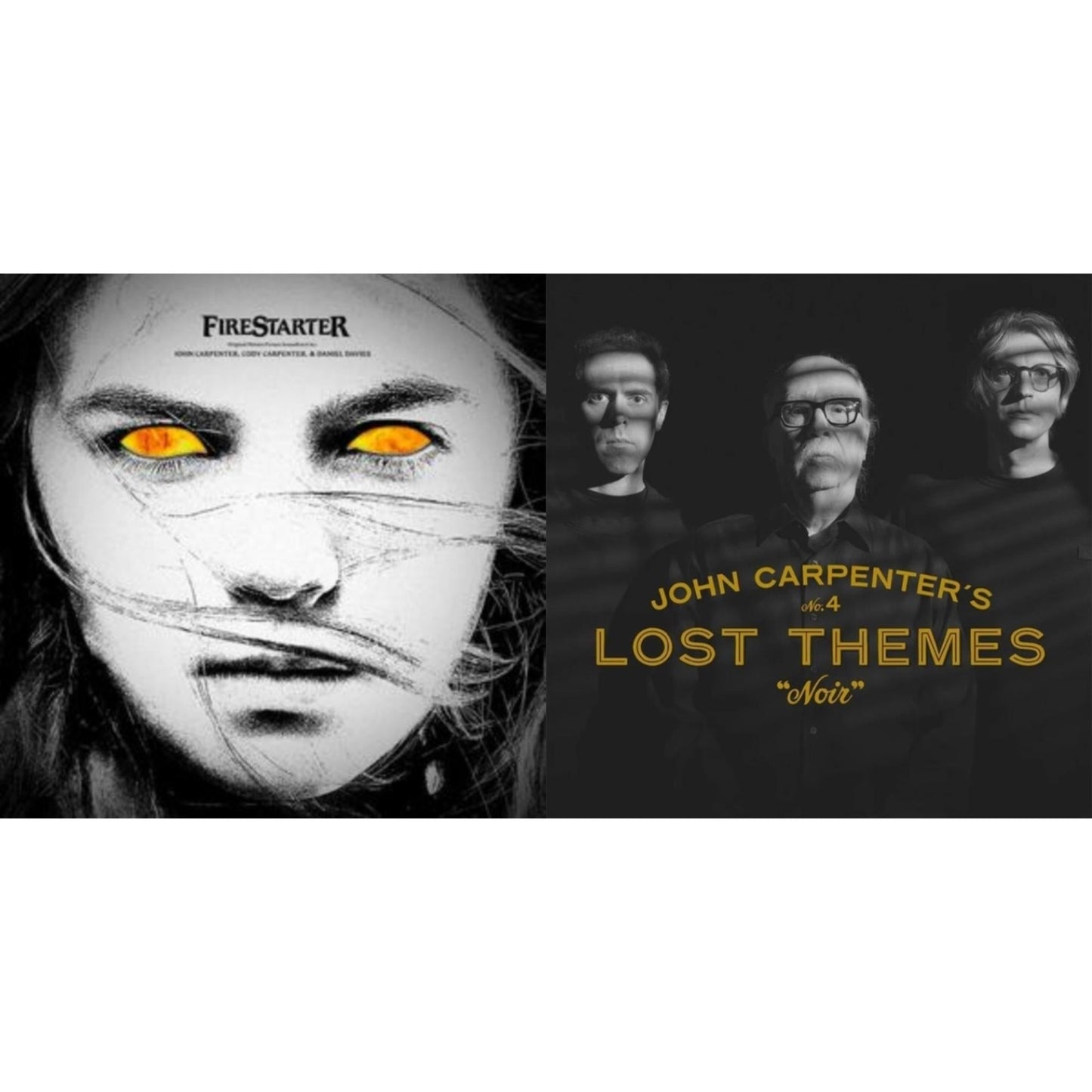 John; Cody Carpenter; Daniel Davies Carpenter - Firestarter Ost (Yellow & Bone Splatter LP Vinyl) & Lost Themes Iv: Noir (Tan & Black Marble LP Vinyl/7Inch)
