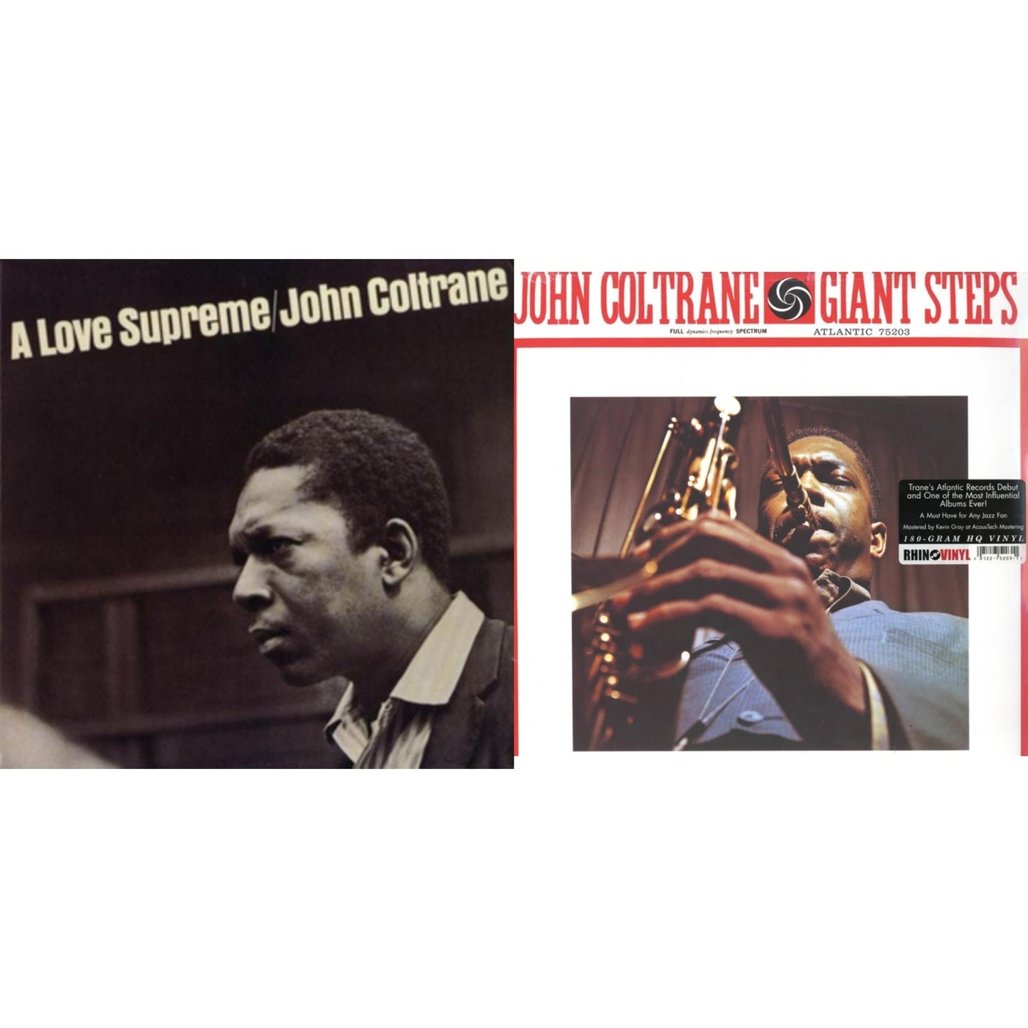John Coltrane - Love Supreme & Giant Steps - LP Vinyl Bundle