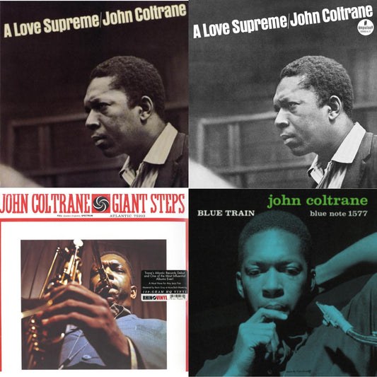 John Coltrane - Love Supreme & Love Supreme & Giant Steps & Blue Train - LP Vinyl Bundle