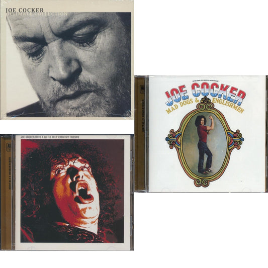 Joe Cocker - Ultimate Collection & With A Little Help From My Friends & Mad Dogs & Englishmen - CD Bundle