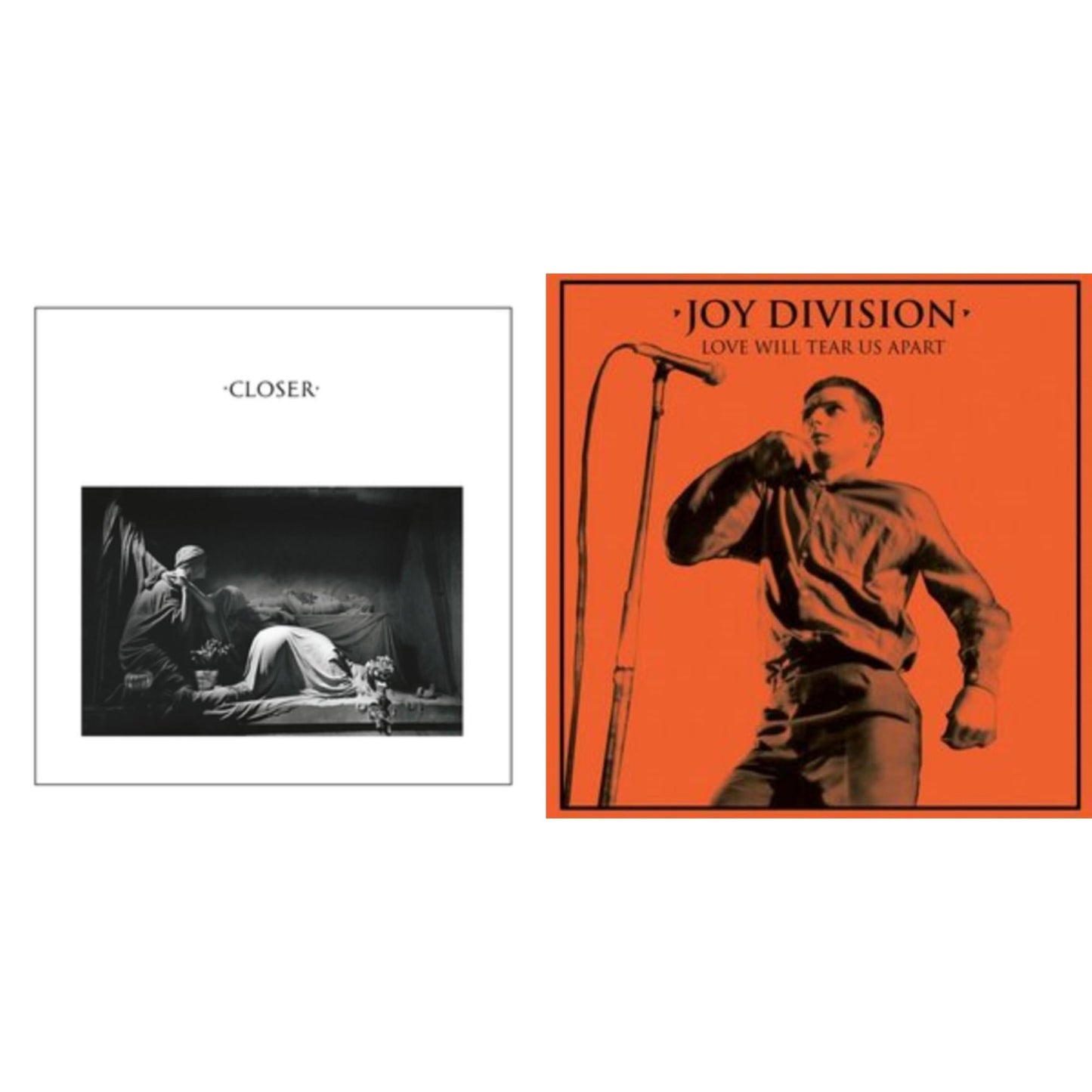 Joy Division - Closer  (180G) & Love Will Tear Us Apart (Orange/Black Splatter LP Vinyl)