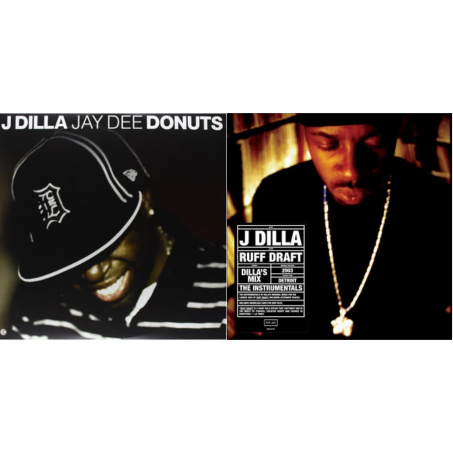 J Dilla - Donuts (2LP/Smile Cover) & Ruff Draft: Dilla's Mix The Instrumentals