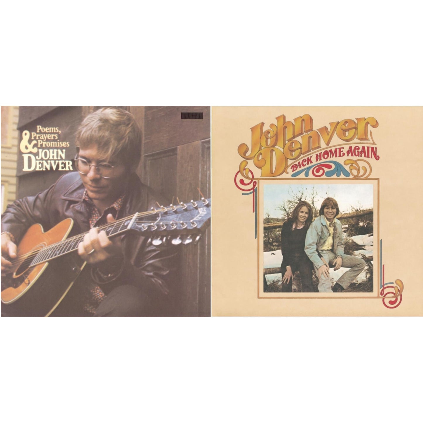 John Denver - Back Home Again & Poems Prayers & Promises - CD Bundle
