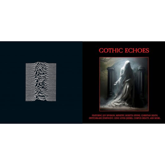 Joy Division - Unknown Pleasures & Gothic Echoes (Red LP Vinyl)