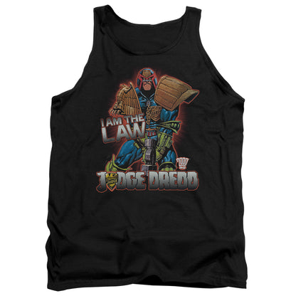 Judge Dredd Law Mens Tank Top Shirt Black