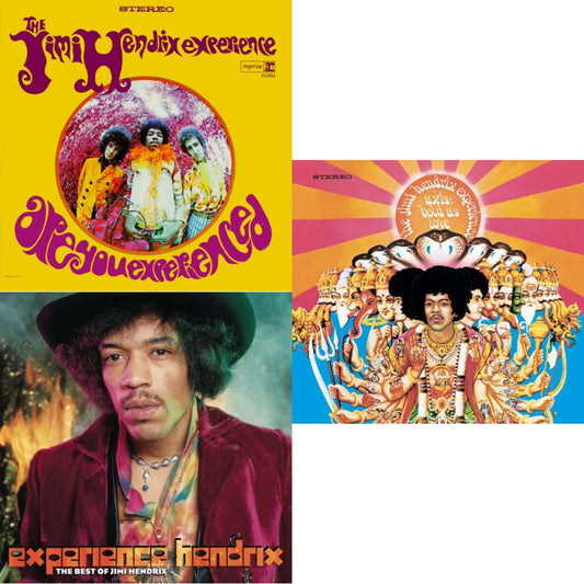 Jimi Experience Hendrix - Axis: Bold As Love (180G) & Are You Experienced (180G) & Experience Hendrix: Best Of Jimi Hendrix (2LP/150G)