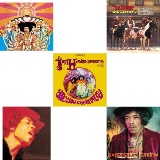 Jimi Experience Hendrix - Axis: Bold As Love (180G) & Electric Ladyland (180G) & Are You Experienced (180G) & Smash Hits (150G LP Vinyl/Original Poster Reproduction) & Experience Hendrix: Best Of Jimi Hendrix (2LP/150G)