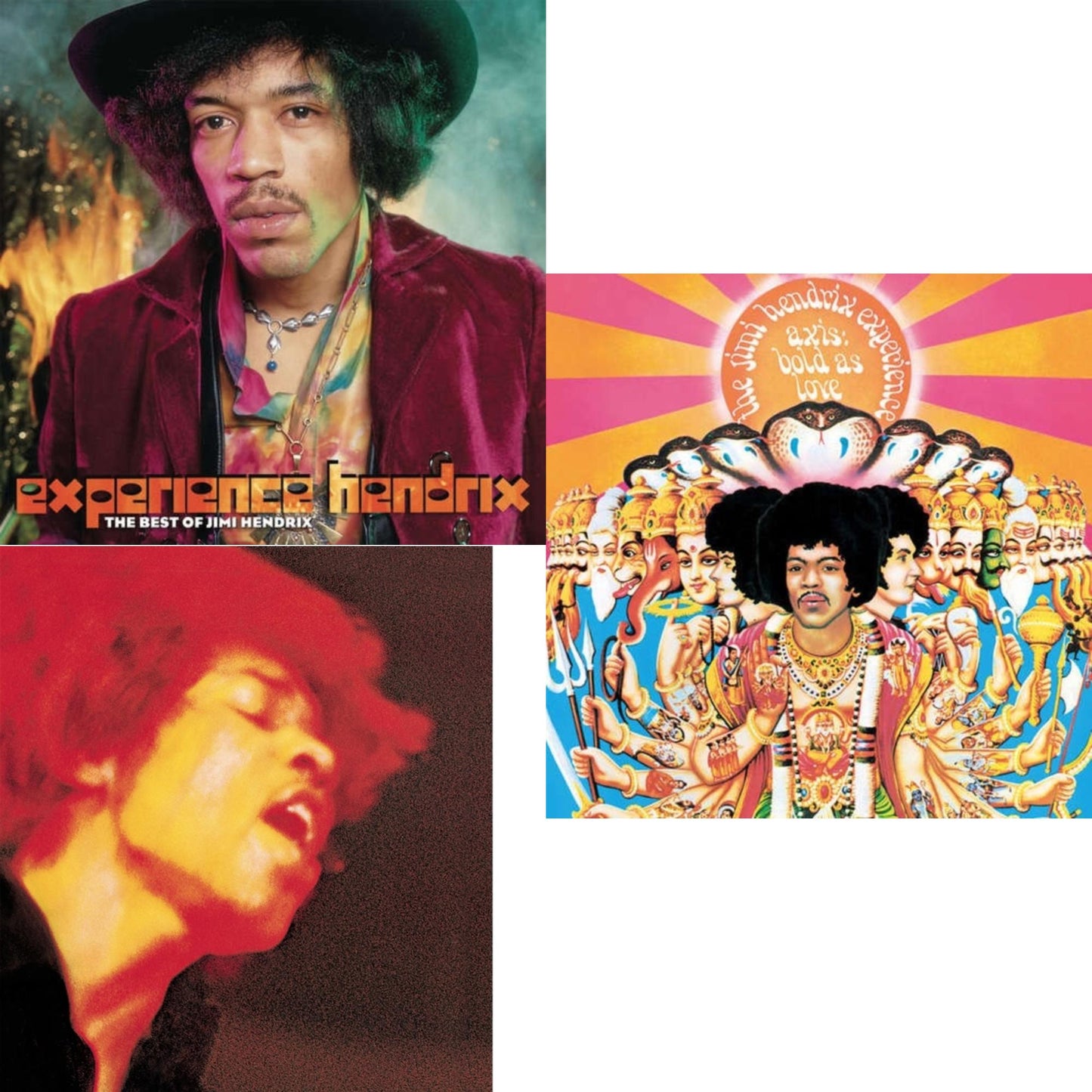Jimi Experience Hendrix - Electric Ladyland (180G) & Axis: Bold As Love (Mono) (180G) & Experience Hendrix: Best Of Jimi Hendrix (2LP/150G)