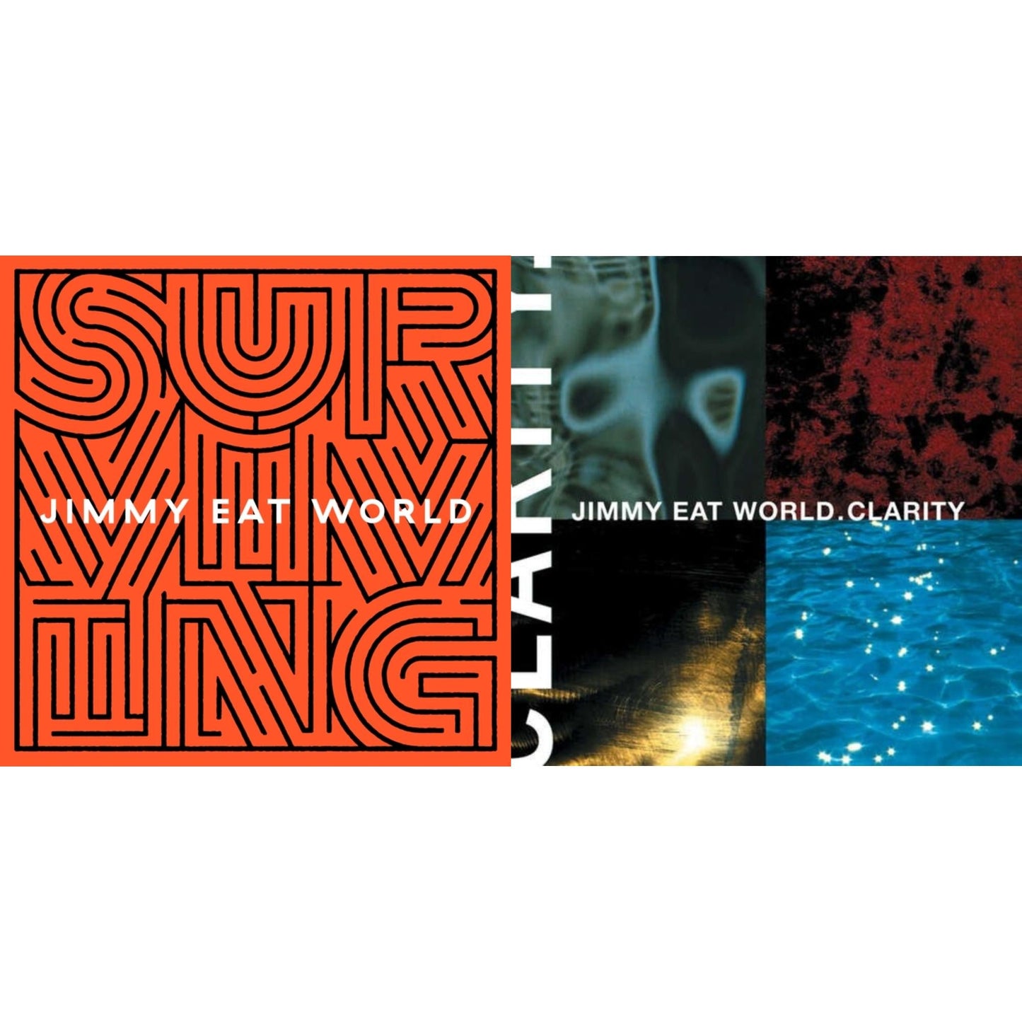 Jimmy Eat World - Surviving (140G/Gatefold Jacket/Dl Insert) & Clarity - LP Vinyl Bundle