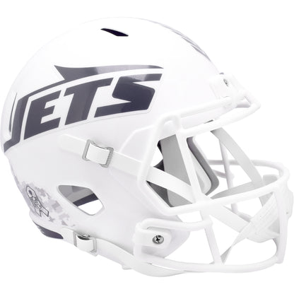 New York Jets 2024 Salute to Service Riddell Speed Replica Football Helmet