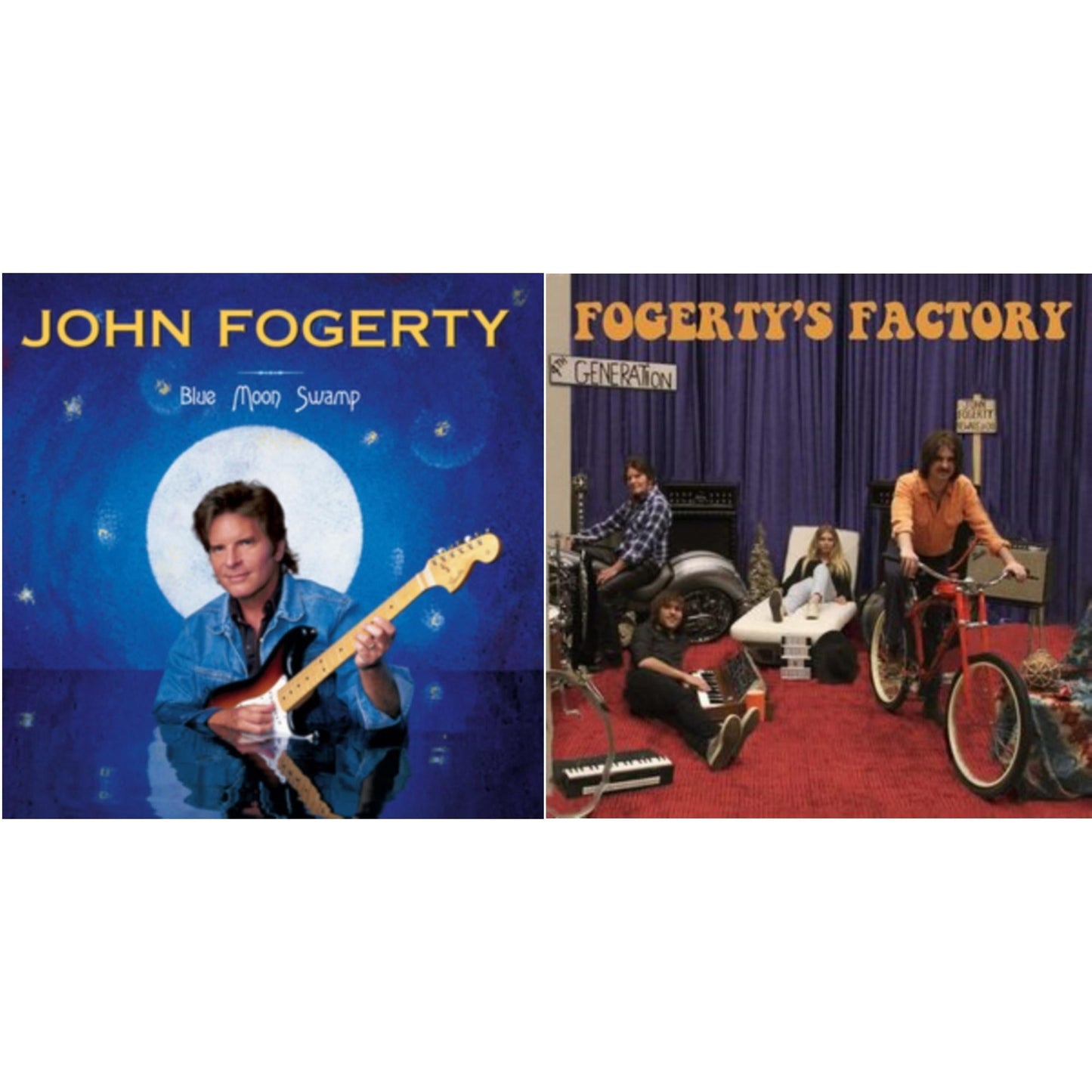 John Fogerty - Blue Moon Swamp & Fogerty's Factory - LP Vinyl Bundle
