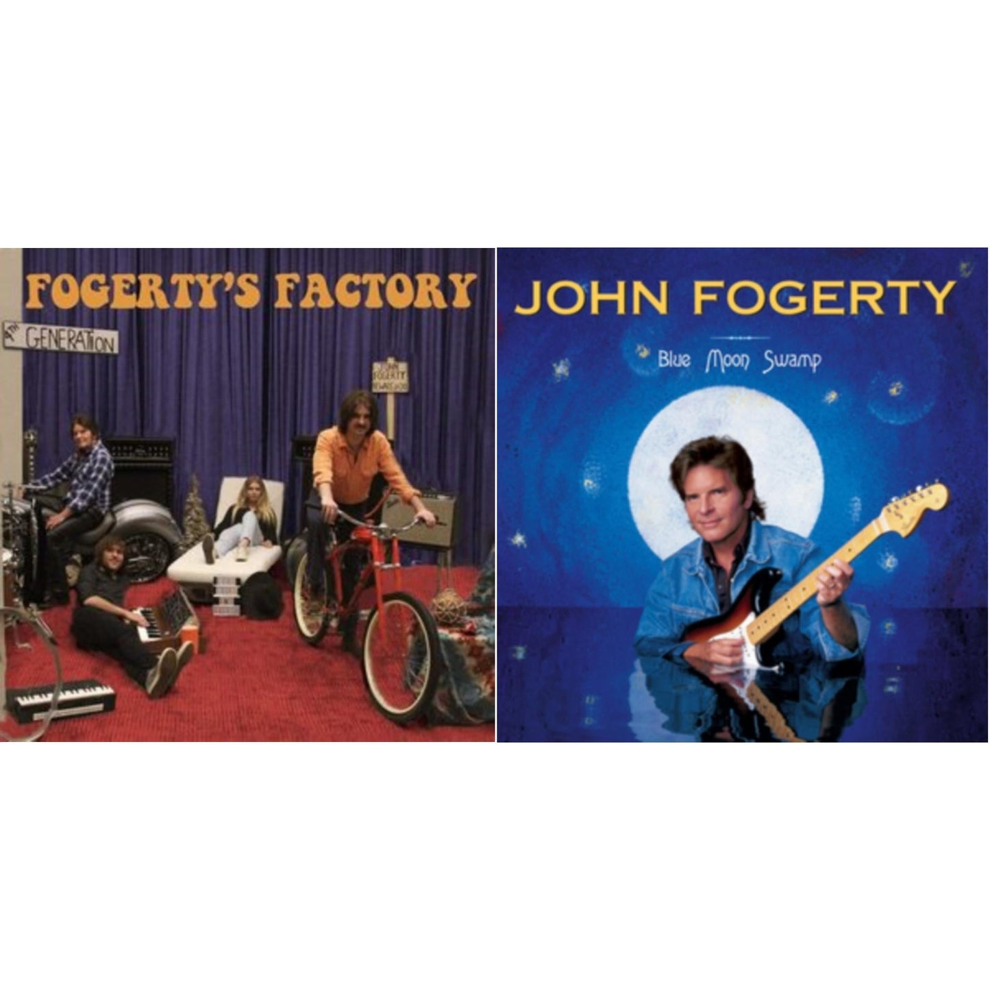 John Fogerty - Fogerty's Factory & Blue Moon Swamp - LP Vinyl Bundle