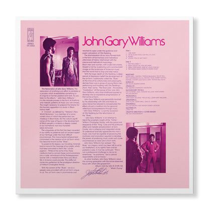John Gary Williams (180g LP, Made In Memphis Vinyl Series) Vinyl Record