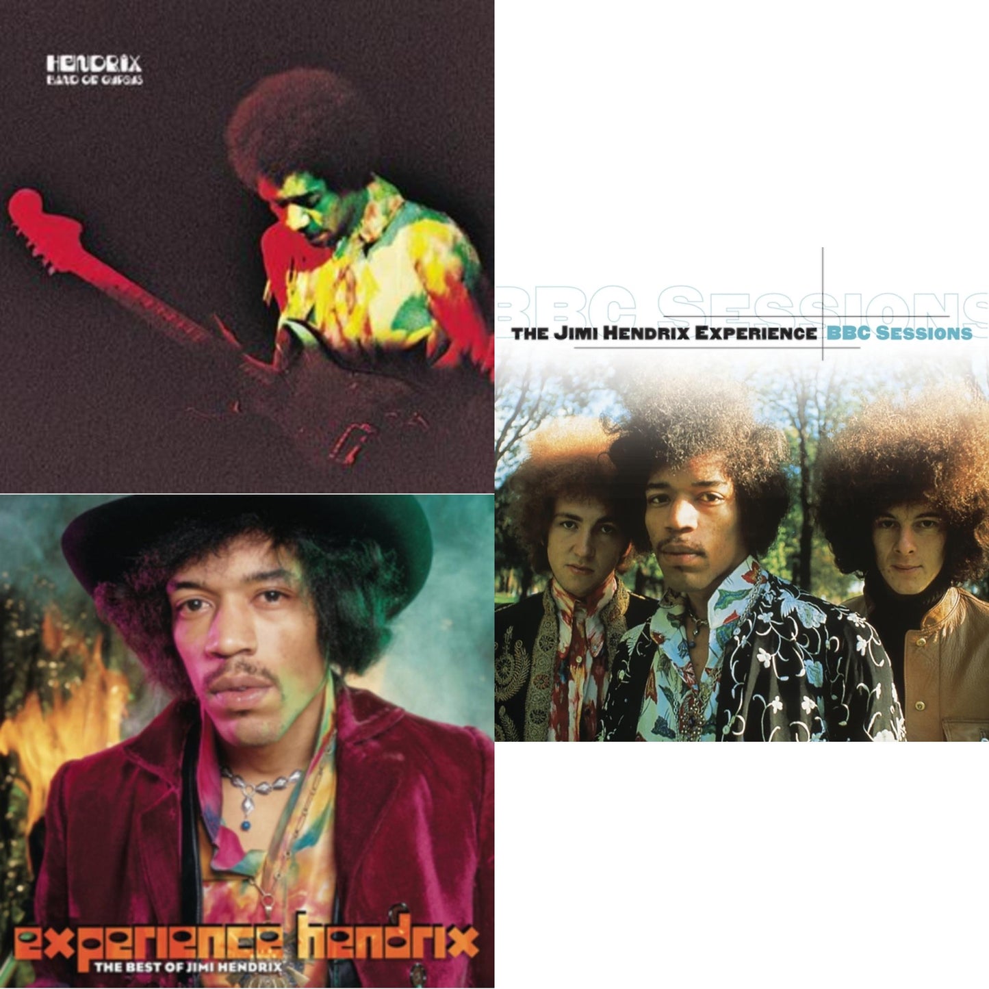 Jimi Hendrix - Band Of Gypsys & Experience Hendrix: Best Of Jimi Hendrix & Bbc Sessions - CD Bundle