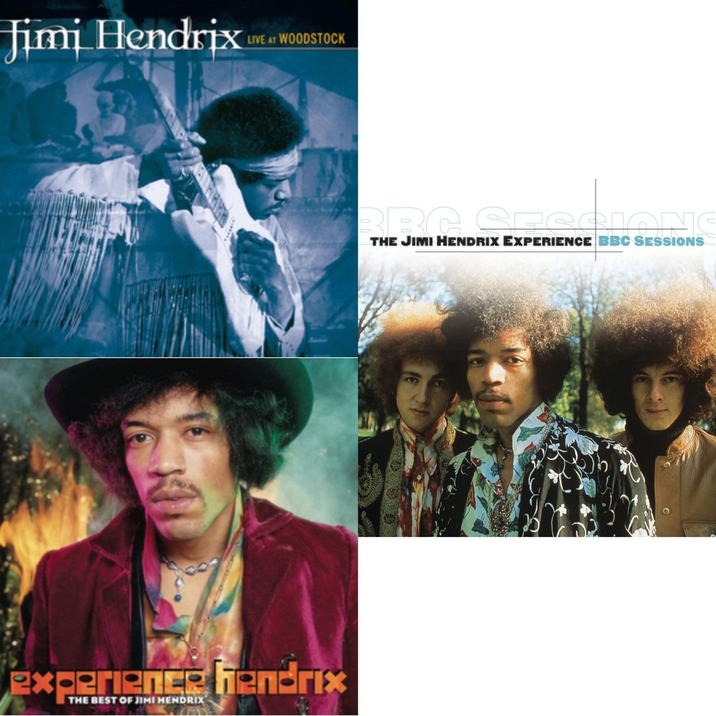 Jimi Hendrix - Live At Woodstock & Experience Hendrix: Best Of Jimi Hendrix & Bbc Sessions - CD Bundle