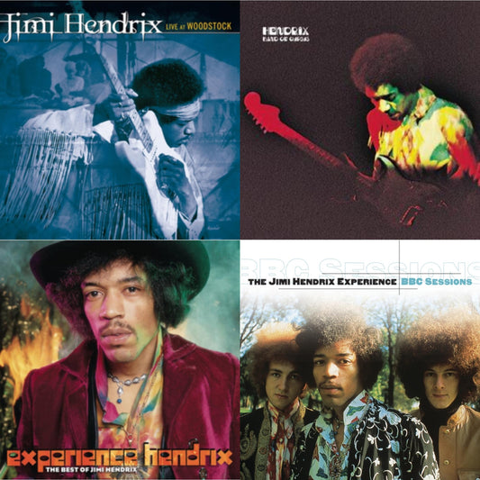 Jimi Hendrix - Live At Woodstock & Band Of Gypsys & Experience Hendrix: Best Of Jimi Hendrix & Bbc Sessions - CD Bundle