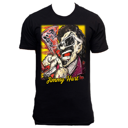 Jimmy Hart Caricature Painting Adult T-Shirt
