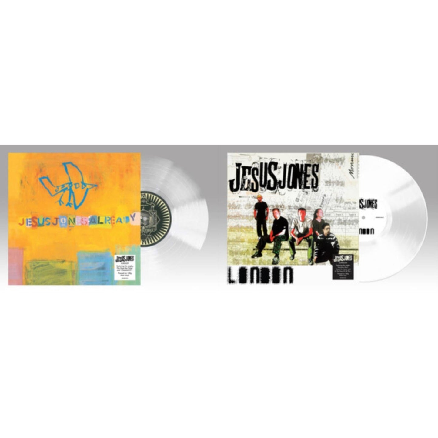 Jesus Jones - Already (Translucent LP Vinyl/140G) & London (White LP Vinyl/140G)