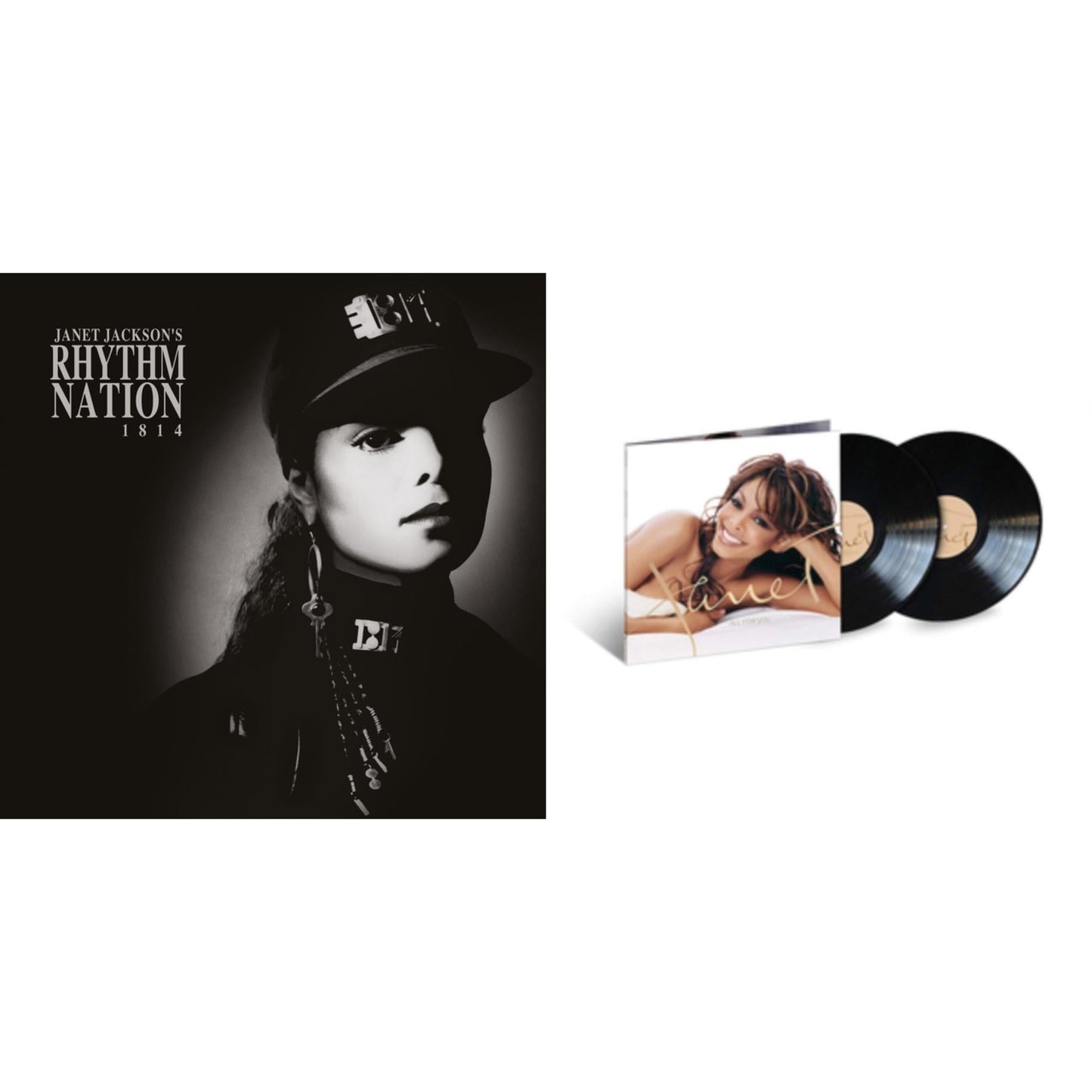 Janet Jackson - Janet Jackson's Rhythm Nation 1814 (2 LP) & All For You (2 LP)