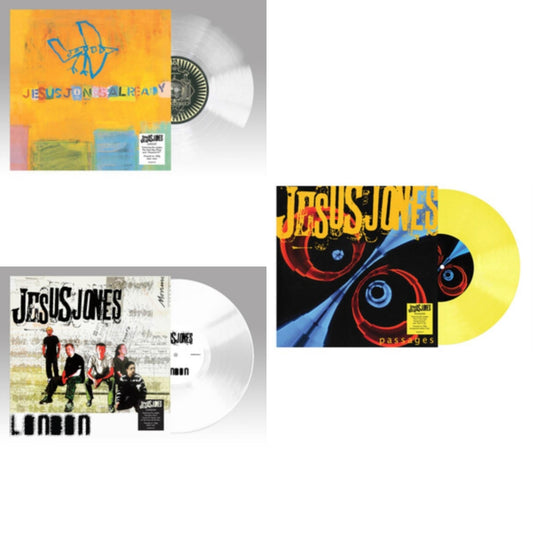 Jesus Jones - Already (Translucent LP Vinyl/140G) & London (White LP Vinyl/140G) & Passages (Translucent Yellow LP Vinyl/140G)