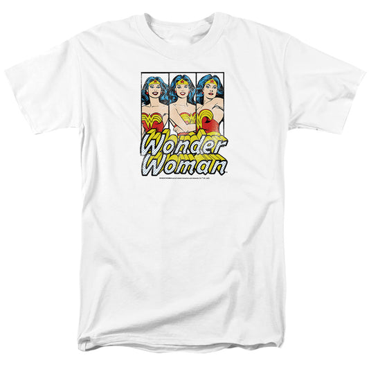 Wonder Woman Panels Mens T Shirt White Officially Licensed