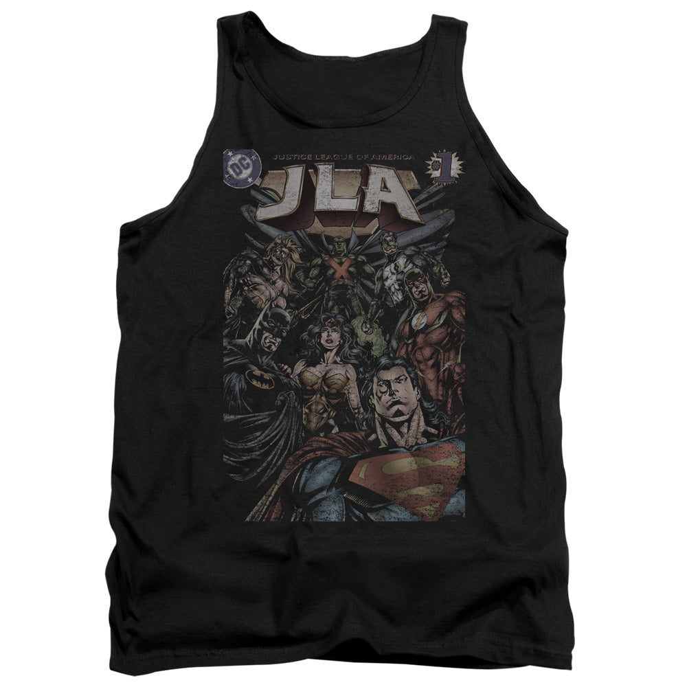 Justice League #1 Cover Mens Tank Top Shirt Black