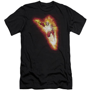 Jla Firestorm Blaze Premium Bella Canvas Slim Fit Mens T Shirt Black