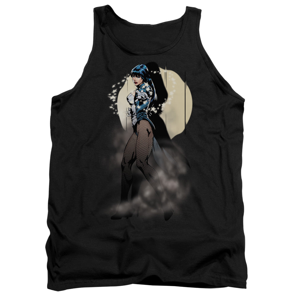 Justice League Zatanna Illusion Mens Tank Top Shirt Black