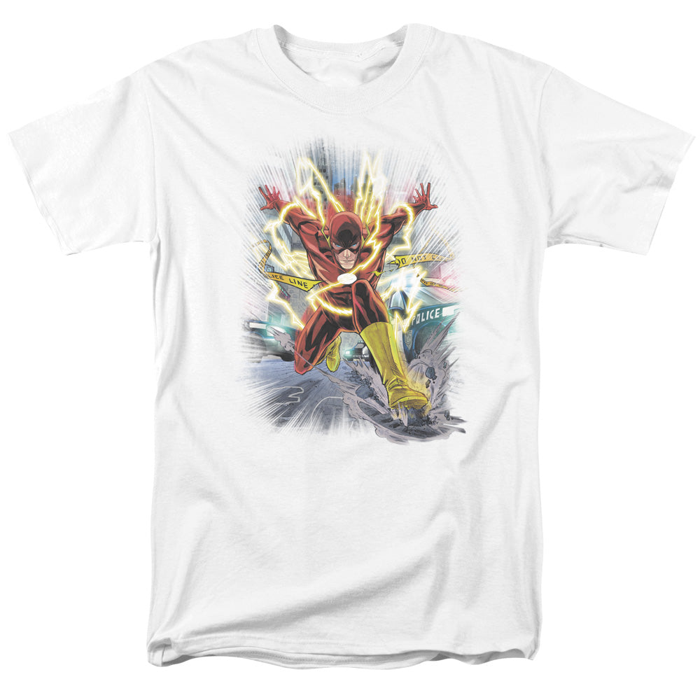 Justice League Of America Brightest Day Flash Mens T Shirt White