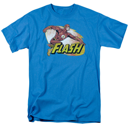 Justice League Of America Flash Zoom Mens T Shirt Turquoise