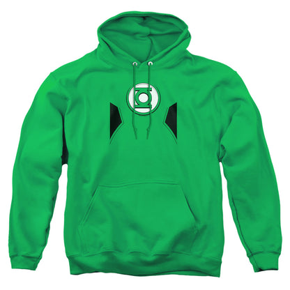 Justice League Of America New Gl Uniform Mens Hoodie Kelly Green Officially Licensed