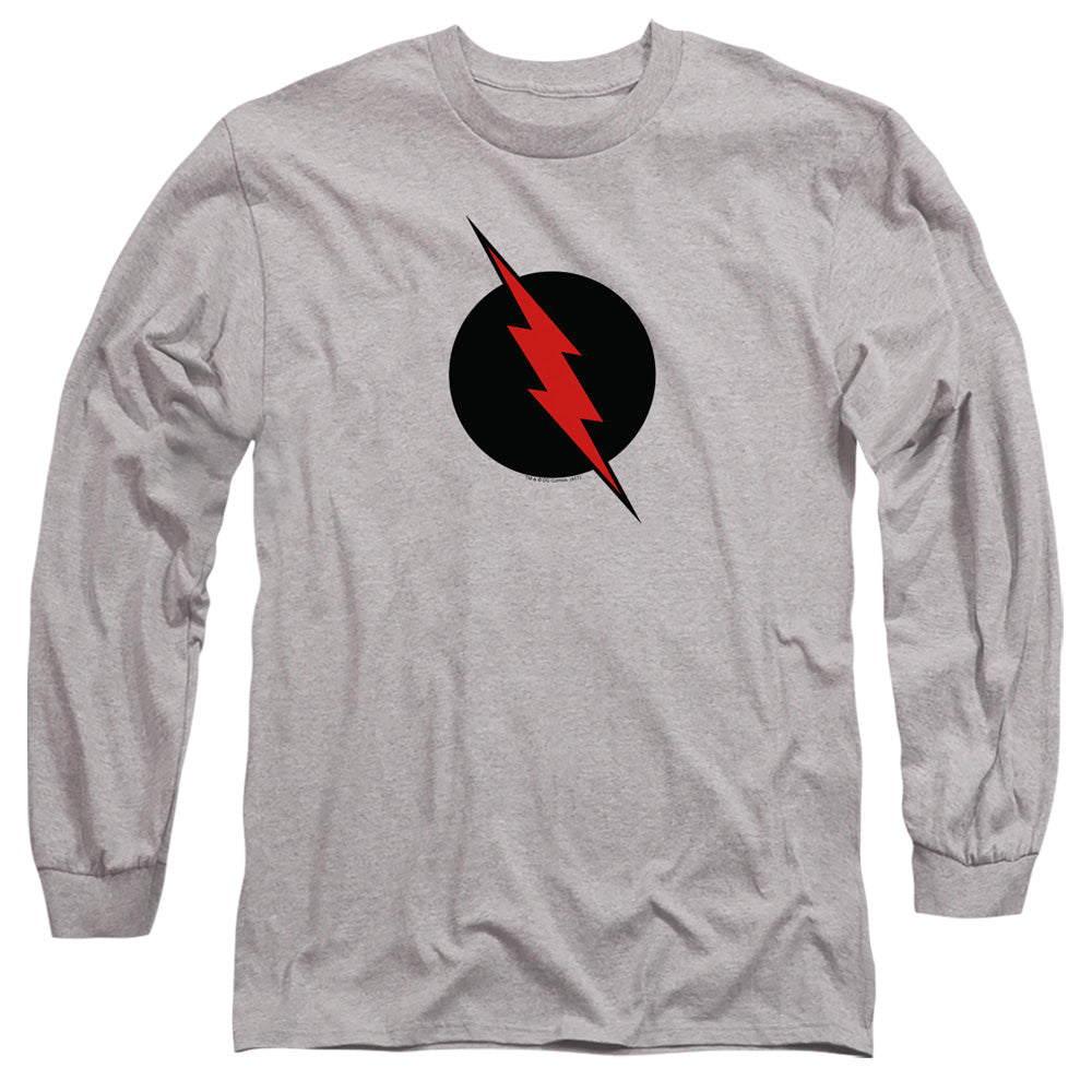 Jla Reverse Flash Mens Long Sleeve Shirt Athletic Heather