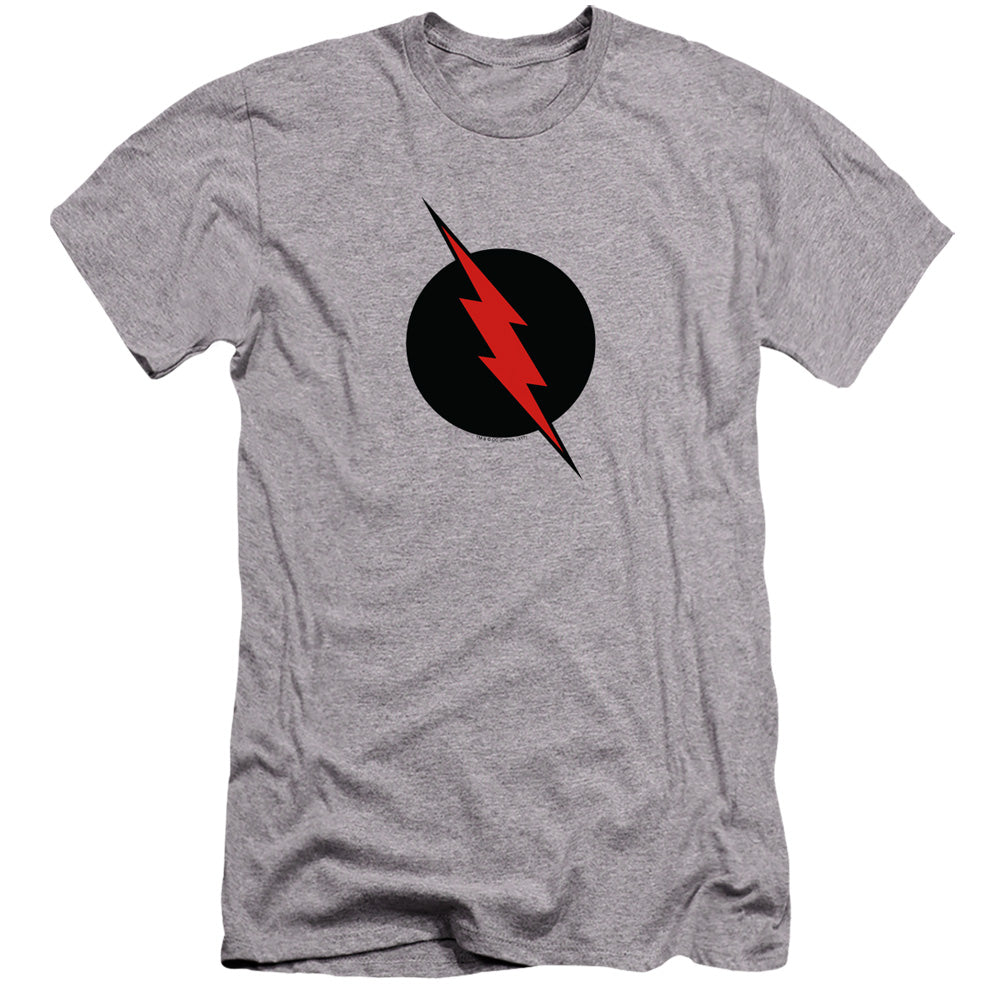 Jla Reverse Flash Hbo Premium Bella Canvas Slim Fit Mens T Shirt Athletic Heather