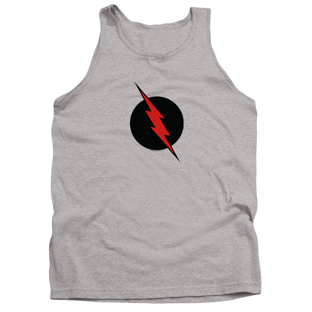 Justice League Reverse Flash Mens Tank Top Shirt Athletic Heather