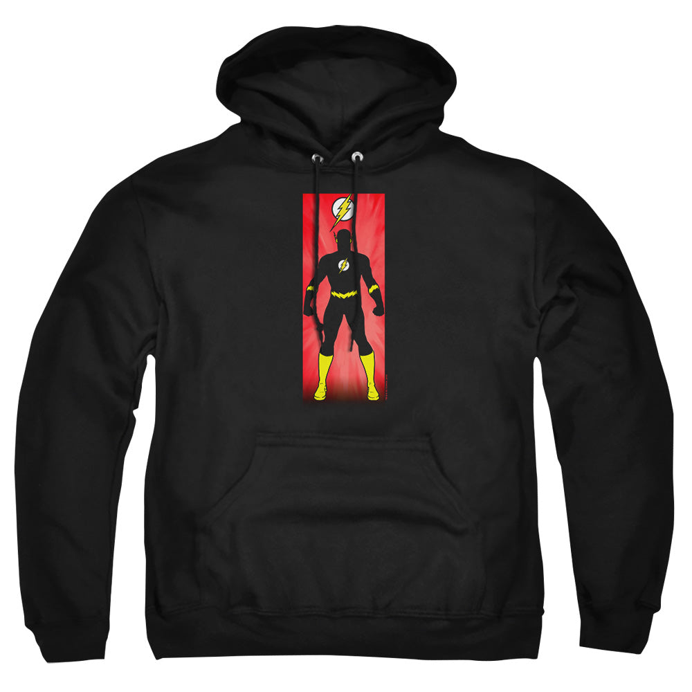 Justice League Of America Flash Block Mens Hoodie Black Officially Licensed
