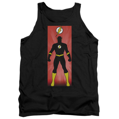 Justice League Flash Block Mens Tank Top Shirt Black