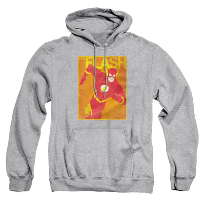 Justice League Of America Simple Flash Poster Mens Hoodie Athletic Heather Officially Licensed