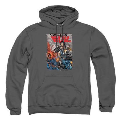 Justice League Of America Crime Syndicate Mens Hoodie Charcoal Officially Licensed
