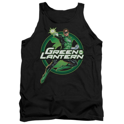 Justice League Lantern Glow Mens Tank Top Shirt Black