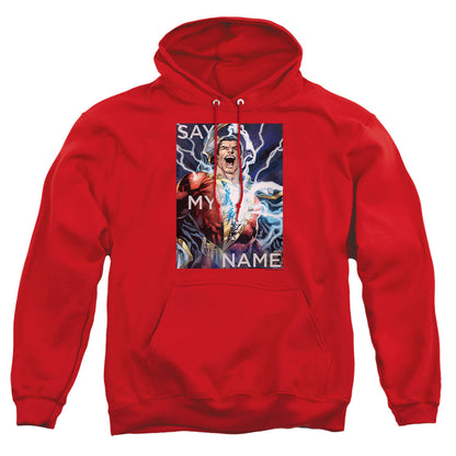 Justice League Of America Say My Name Mens Hoodie Red Officially Licensed